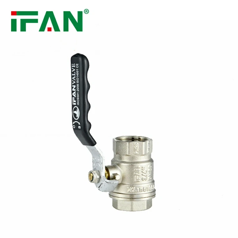 Mässingskulventil med kvinnlig tråd